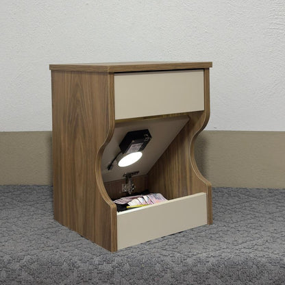 Modern Tasarım Gizli Bölme - Ceviz