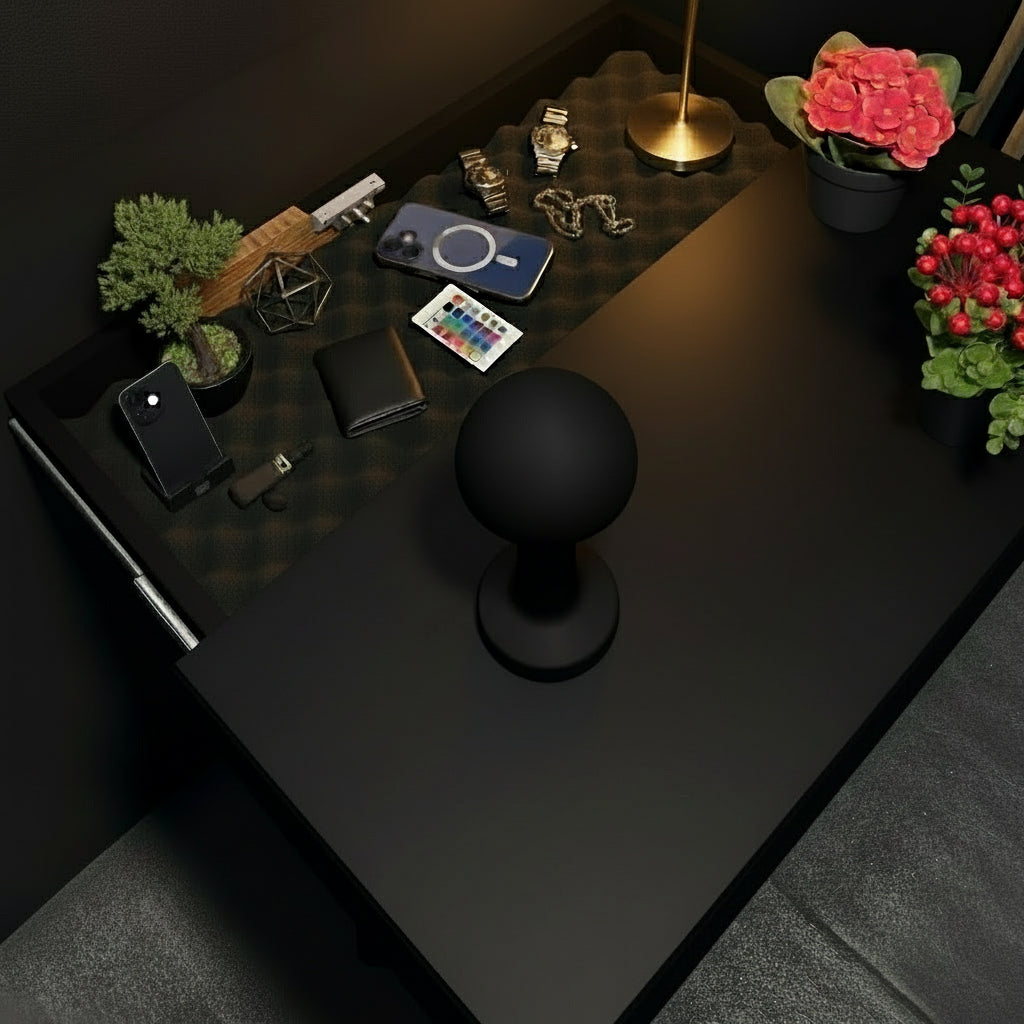 Gizli Bölmeli Dreasuar - MDF (Siyah)